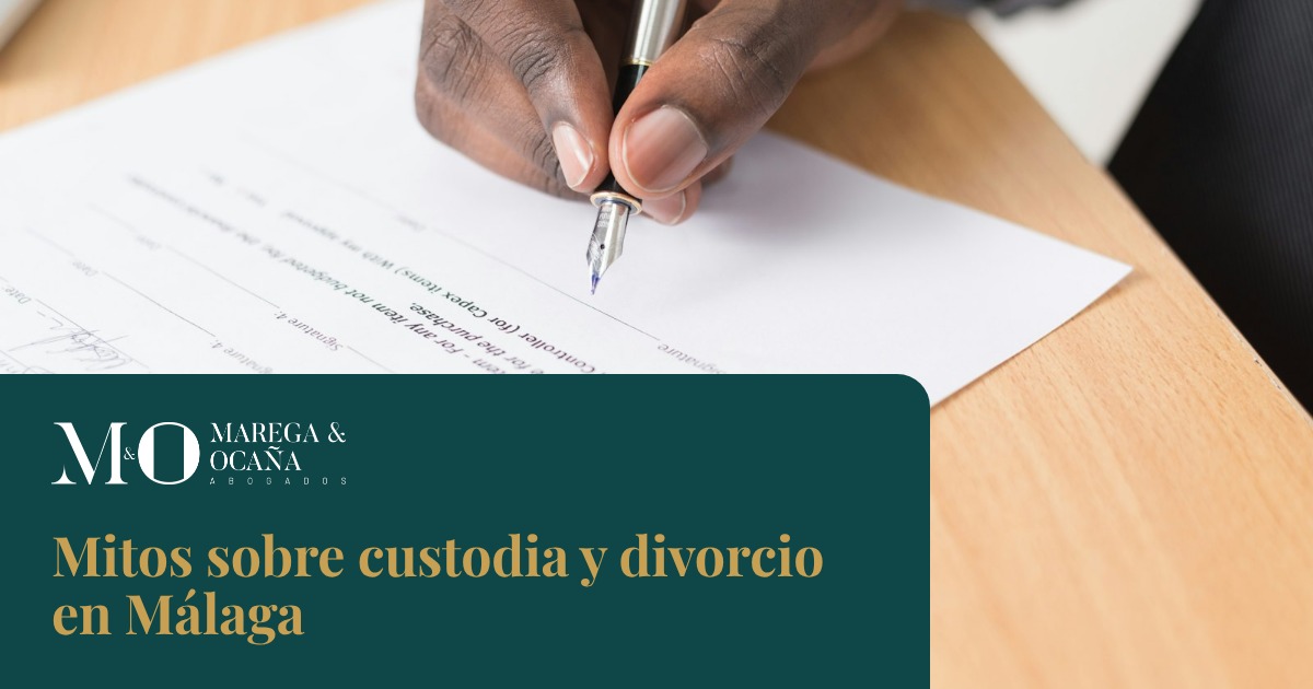 Mitos sobre custodia y divorcio en Málaga