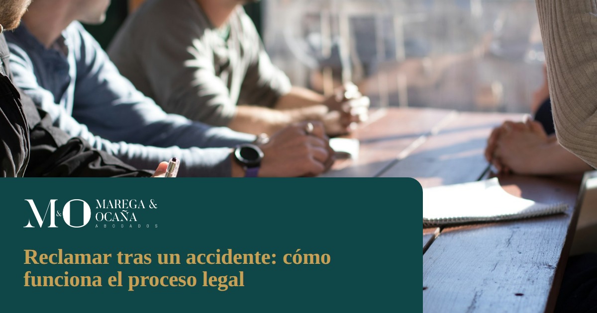 Reclamar tras un accidente: cómo funciona el proceso legal